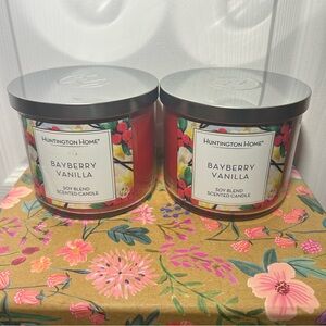 Huntington Home Bayberry Vanilla Candle Set